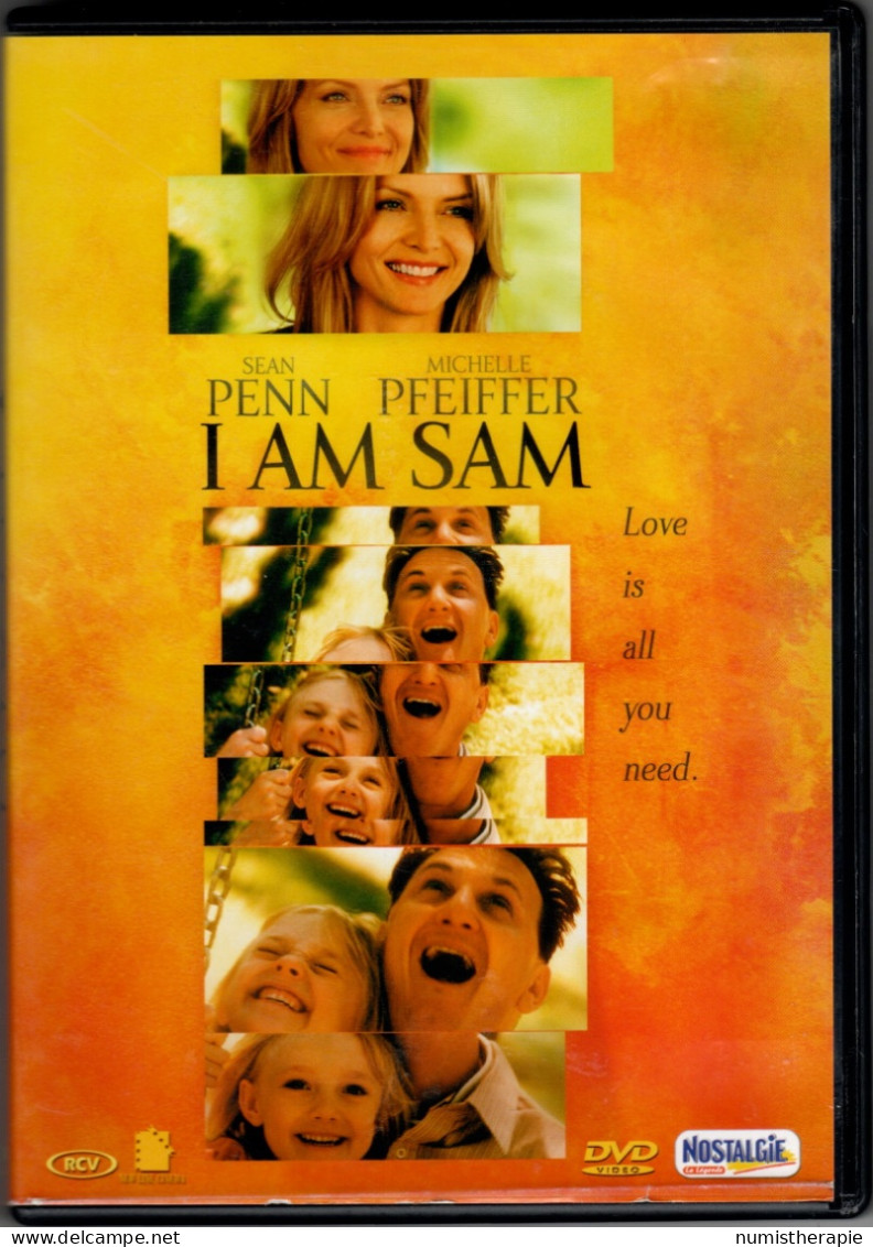 I Am Sam : Sean Penn & Michelle Pfeiffer : 2002 : 2h12 (PAL Version Française) - Romantiek