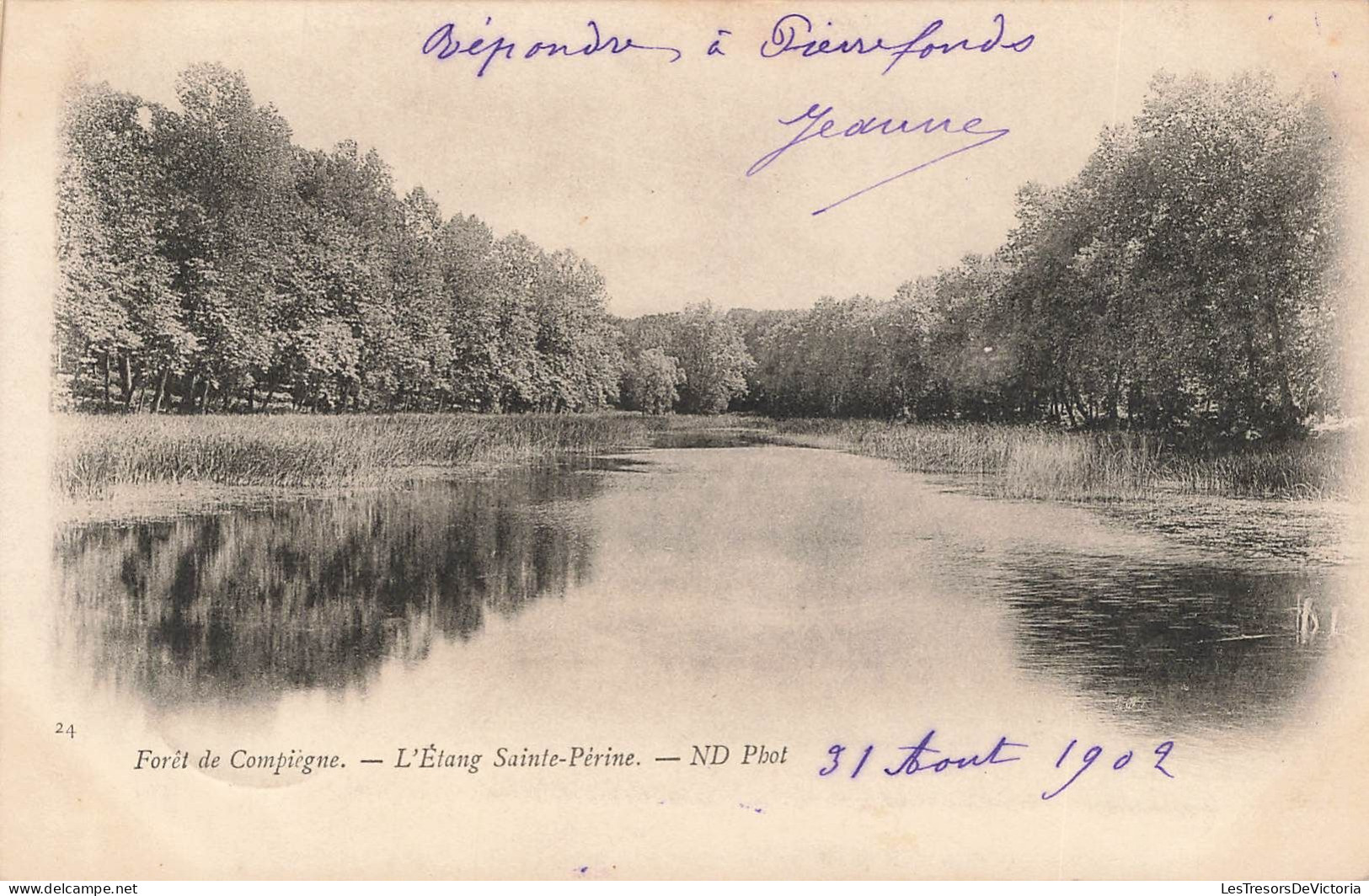 FRANCE - Forêt De Compiègne - Vu Sur L'Etang Sainte-Périne - ND Phot - Carte Postale Ancienne - Compiegne