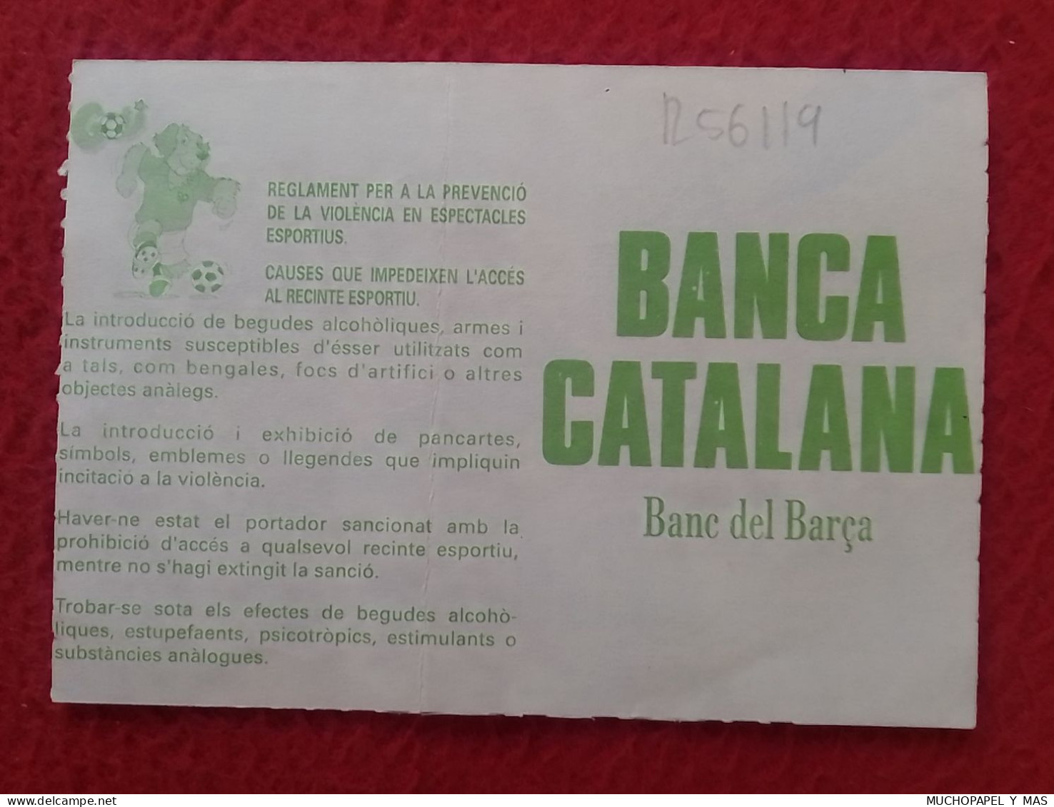 ANTIGUA ENTRADA OLD TICKET ENTRANCE ENTRY ENTREE 1993 1994 FUTBOL CLUB BARCELONA-SEVILLA F.C. SPAIN LFP FOOTBALL SOCCER. - Tickets D'entrée