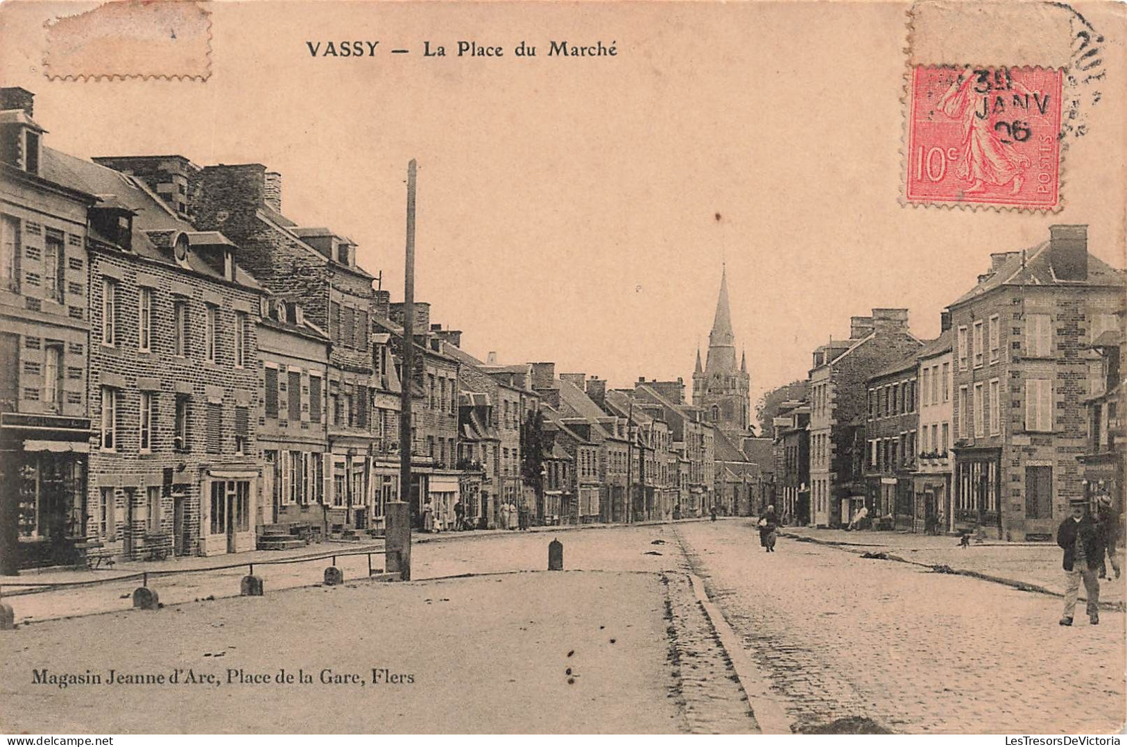 FRANCE - Vassy - Vue Sur La Place Du Marché - Carte Postale Ancienne - Autres & Non Classés