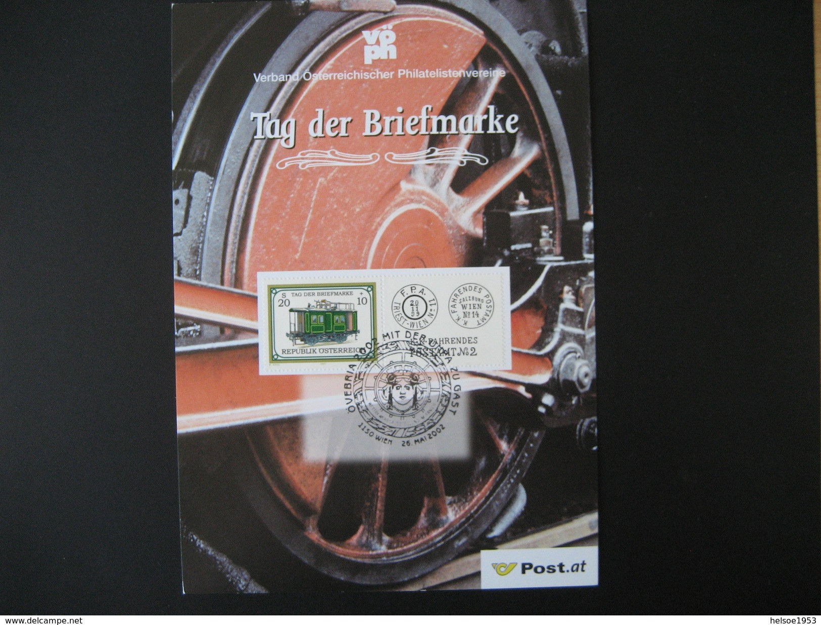 Österreich- VÖPh Jahresgabe 2001 Mit Marke Tag Der Briefmarke 2001 ANK 2379 - Cartas & Documentos