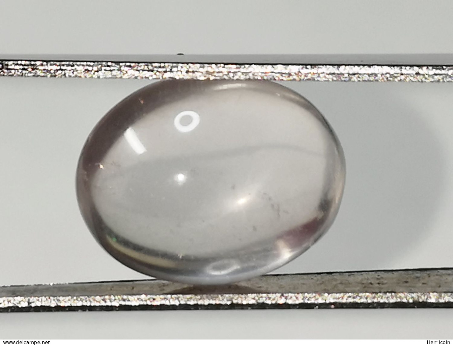 Quartz Rose Naturel Du Brésil - Cabochon 4.68 Carats - 12.2 X 9.4 X 5.7 Mm - Rosa Quarz