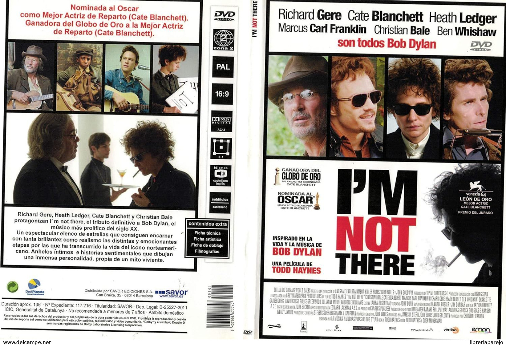 I'm Not There Dvd Nuevo Precintado - Other Formats