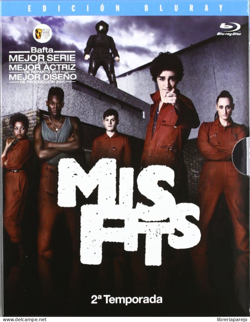 Misfits Temporada 2 Blu Ray Nuevo Precintado - Autres Formats