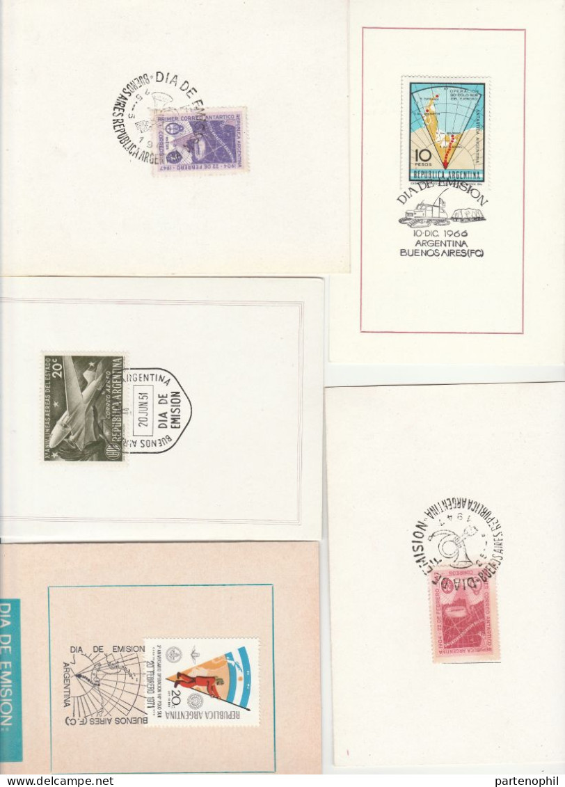 677 -  Antarctic Antartico - 1946/71 - Una Ricca Raccolta Di Lettere, FDC E Altri Bellissimi Documenti Dell’ Argentina - Verzamelingen & Reeksen