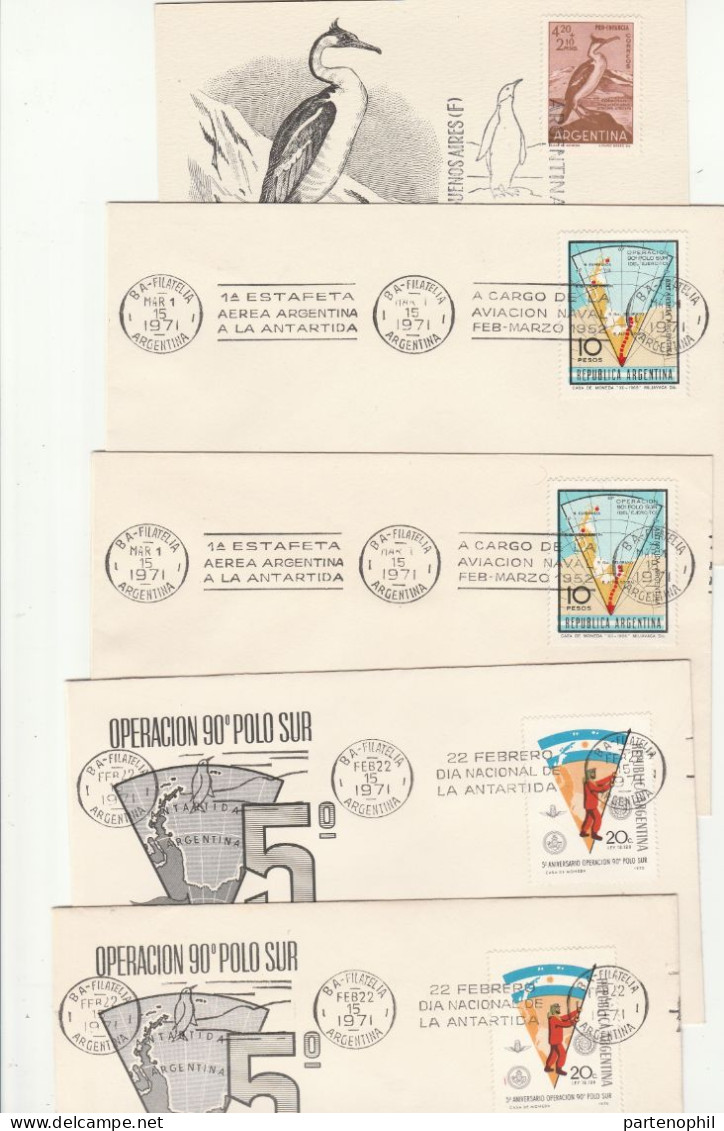 677 -  Antarctic Antartico - 1946/71 - Una Ricca Raccolta Di Lettere, FDC E Altri Bellissimi Documenti Dell’ Argentina - Collezioni & Lotti