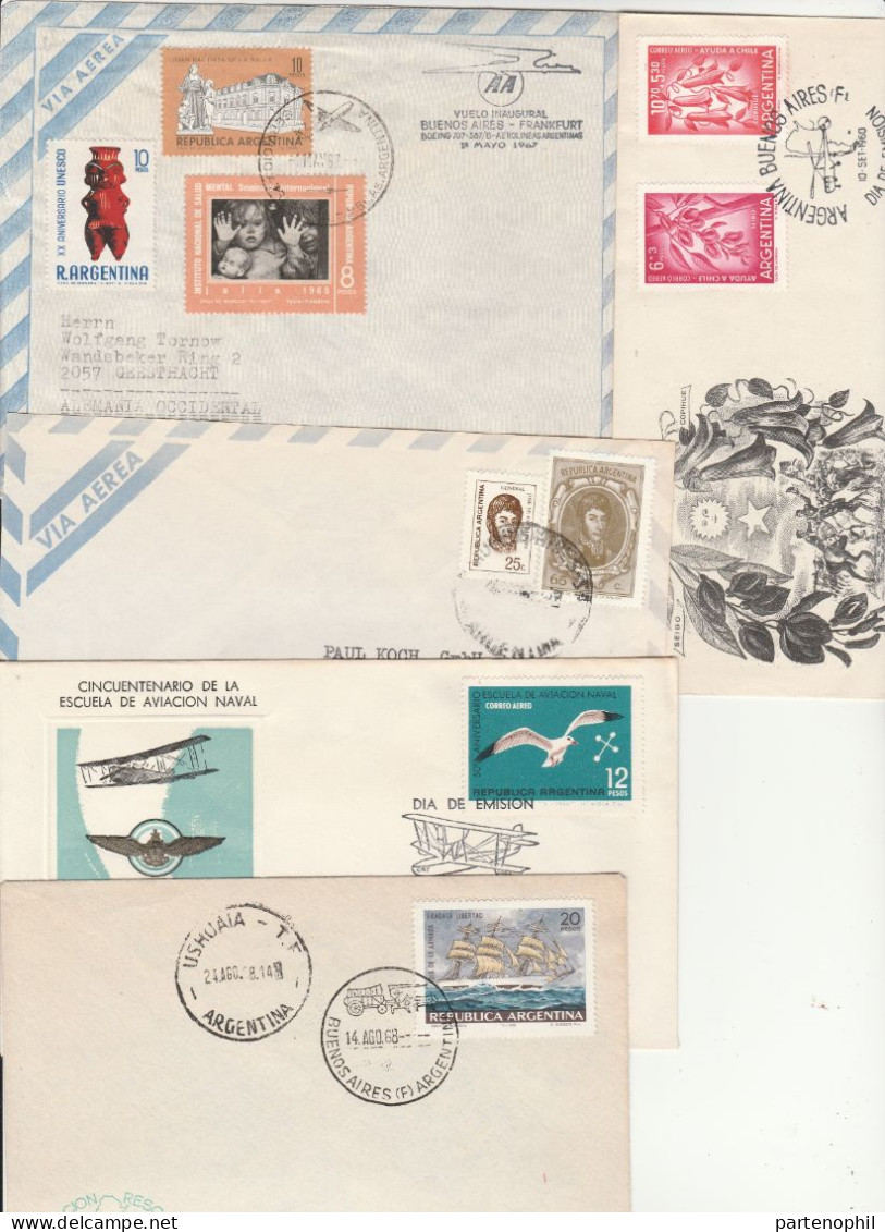 677 -  Antarctic Antartico - 1946/71 - Una ricca raccolta di lettere, FDC e altri bellissimi documenti dell’ Argentina