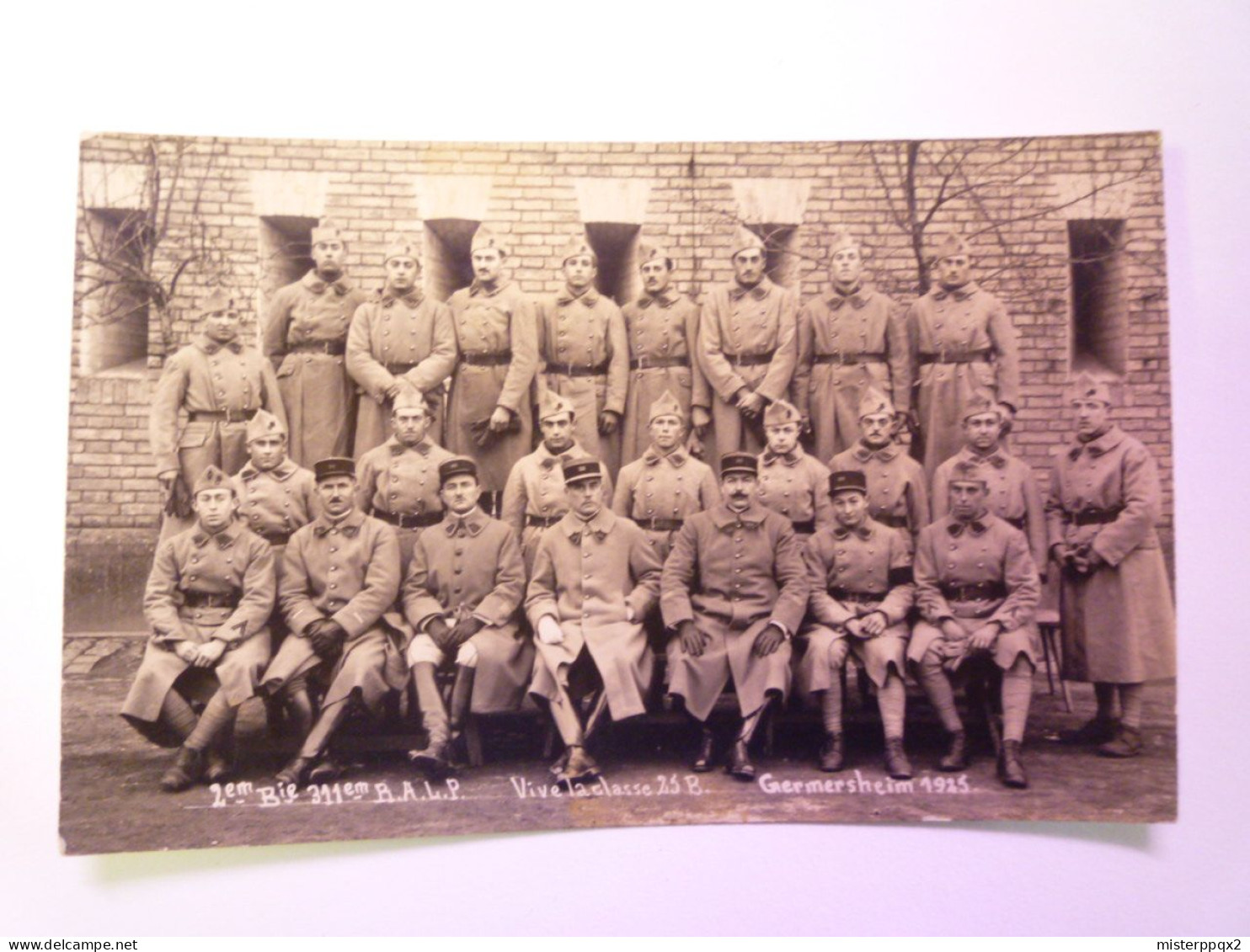 PHI 173  GERMERSHEIM  :  Carte Photo De Militaires Français   1925   XXX - Germersheim