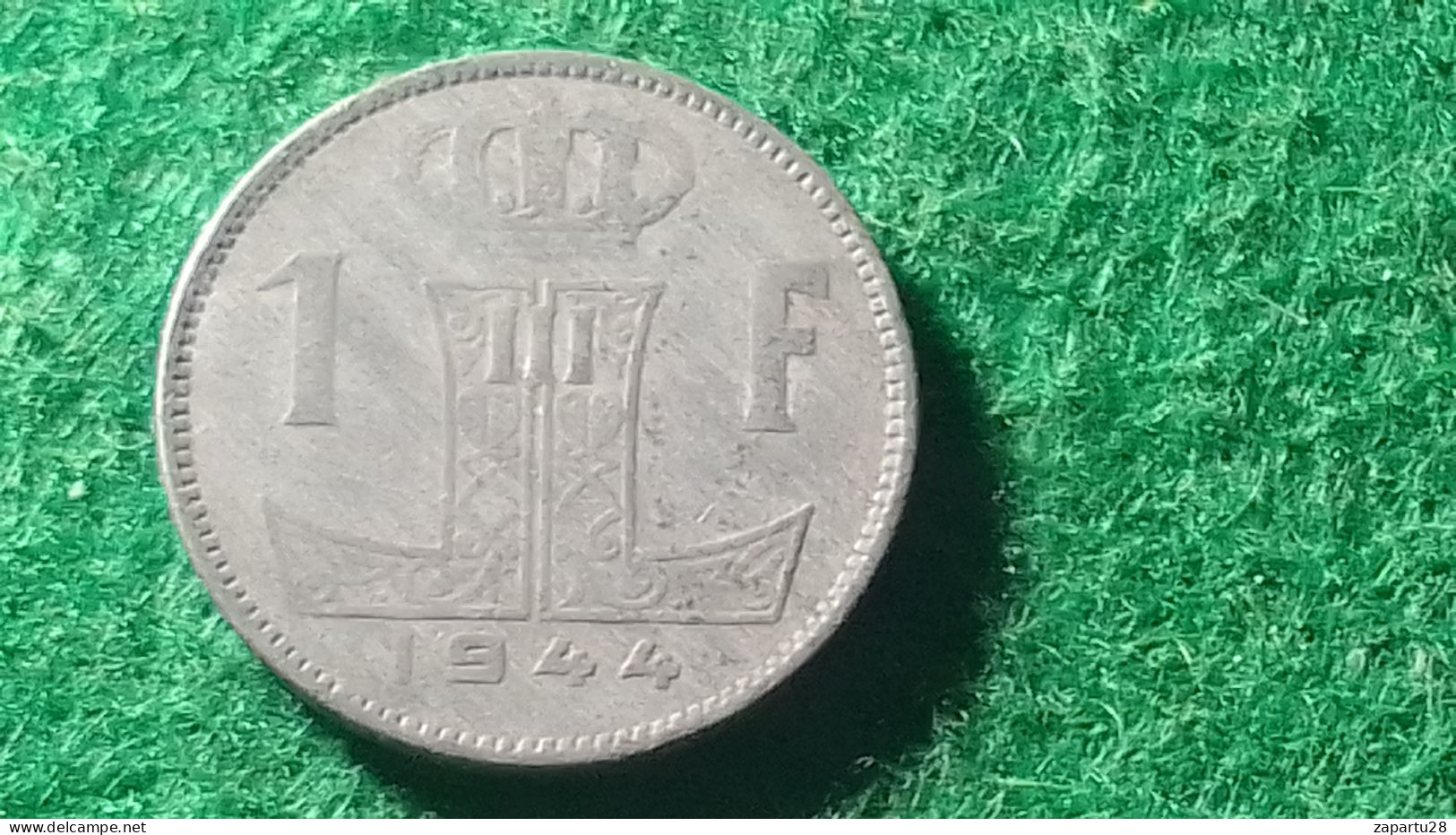 BELÇİKA - 1944-   1 FRANK - 25 Cent