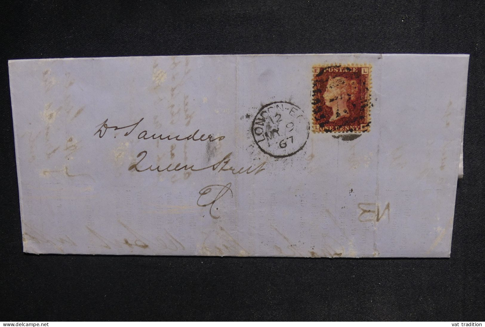 ROYAUME UNI - Lettre De Londres Pour Londres En 1867 - L 149994 - Brieven En Documenten