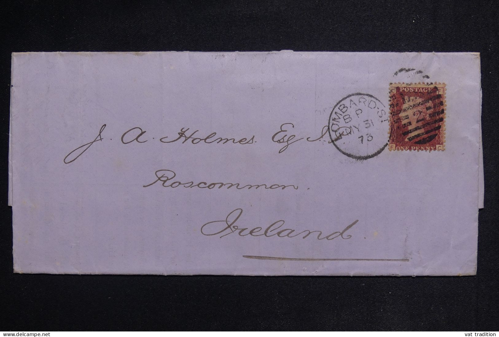 ROYAUME UNI - Lettre De Lombard Pour L'Irlande En 1873 - L 149995 - Lettres & Documents