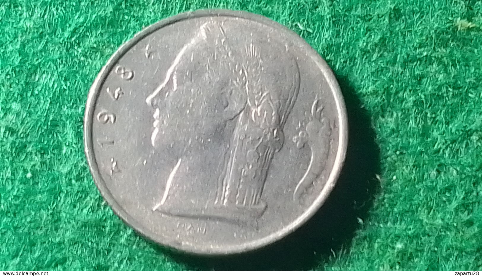 BELÇİKA - 1948-   5    FRANK - 25 Cent