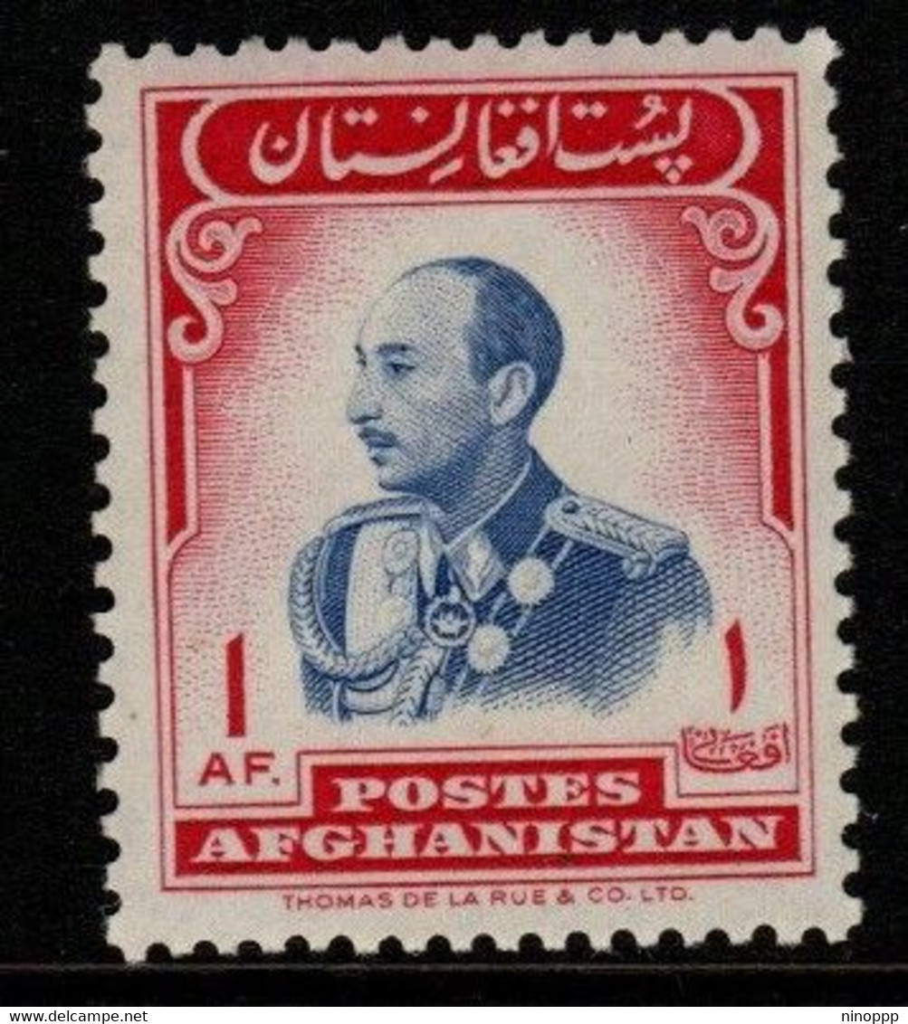 Afghanistan Cat 466 1957 Pictorials 1a Blue And Red Mohamed Zahir Shah MNH - Afghanistan
