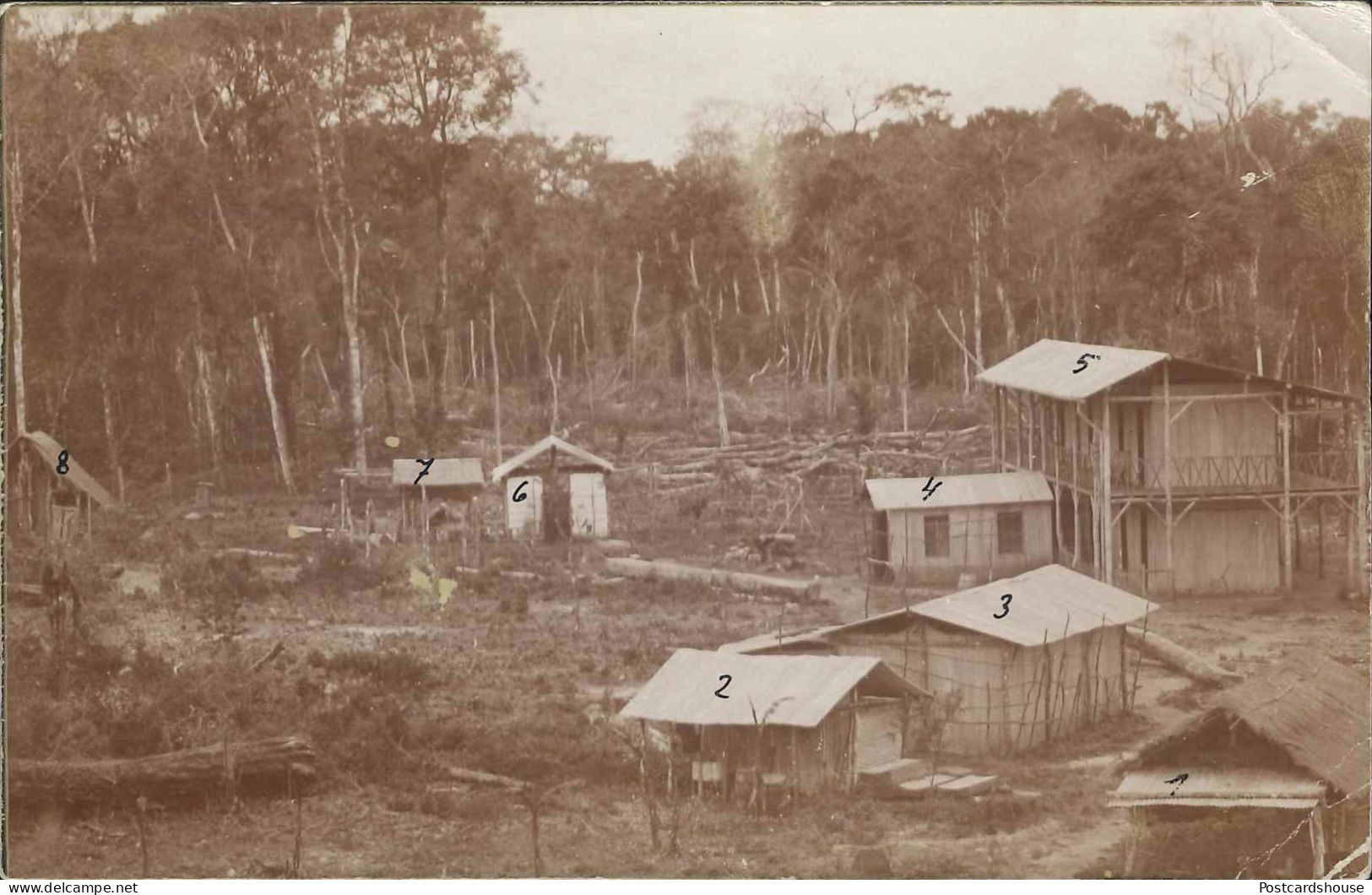 PARAGUAY CAAGUAZU 1911 REAL PHOTO - Paraguay