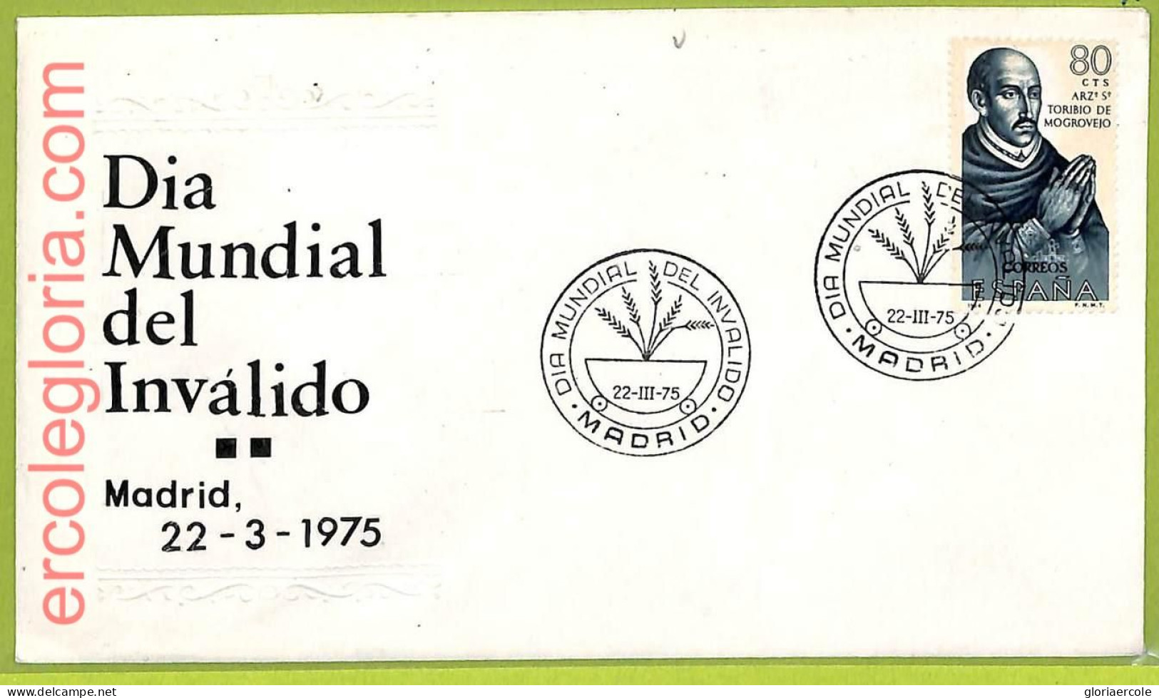 Af9879 - SPAIN - POSTAL HISTORY - Cover - 1975, MEDICINE Disabled - Medicina