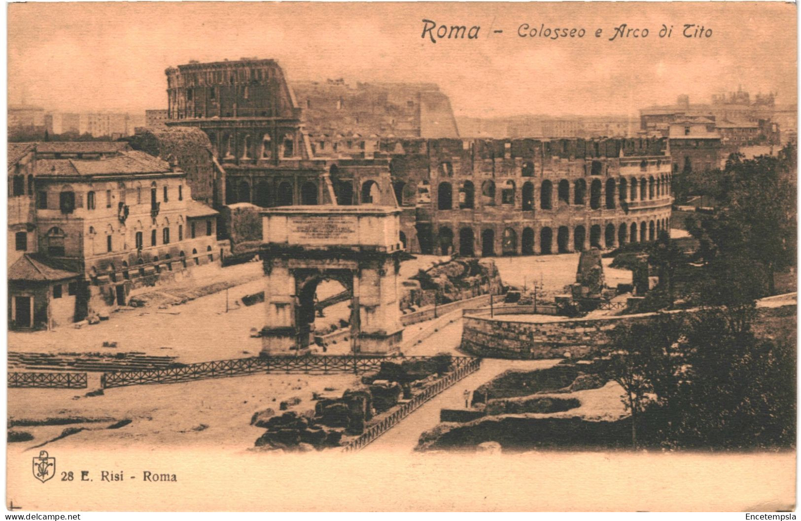 CPA Carte Postale  Italie Roma Colosseo E Arco Di Tito  VM76785 - Colisée