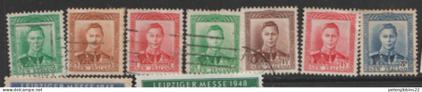 New  Zealannd  1938  SG 603-9  Fine Used - Gebraucht