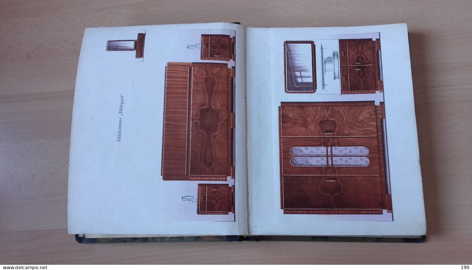 Carton Catalogue/catalog Of Furniture.Katalog Der Mobel - Old Books