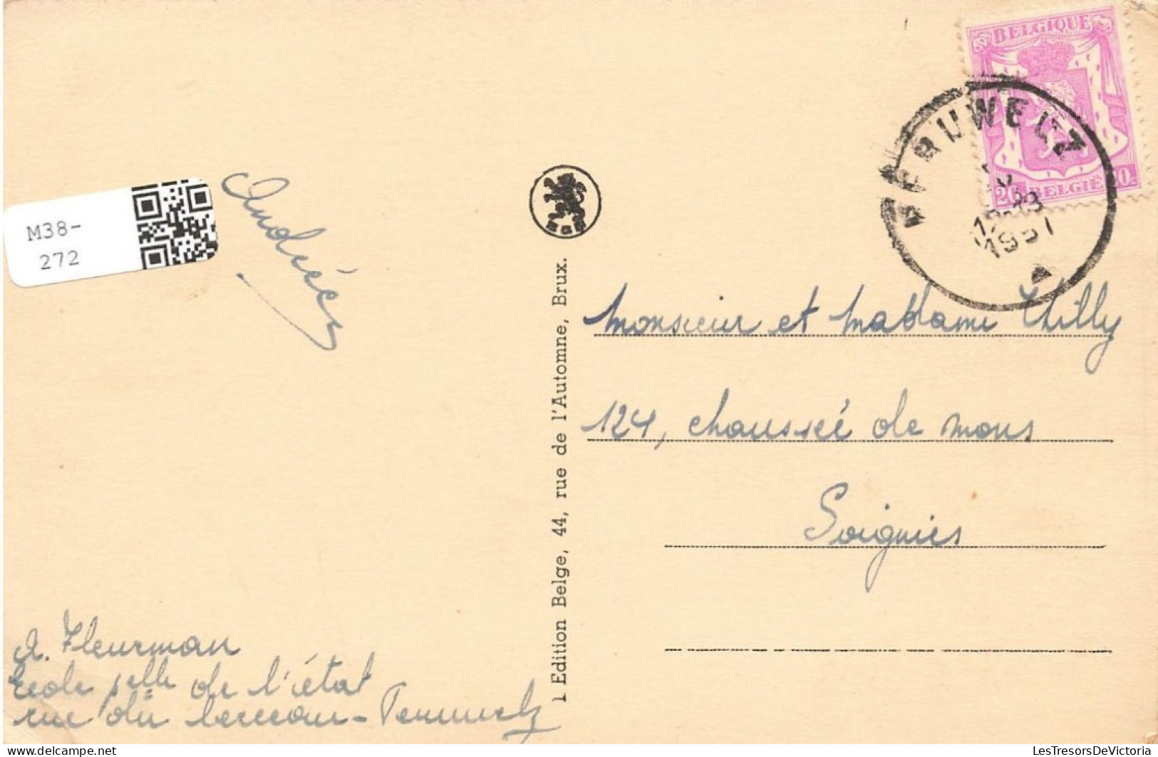BELGIQUE - Péruwelz - Monument Aux Héros Des Guerres 1914-18 - 1940-45 - Carte Postale Ancienne - Péruwelz