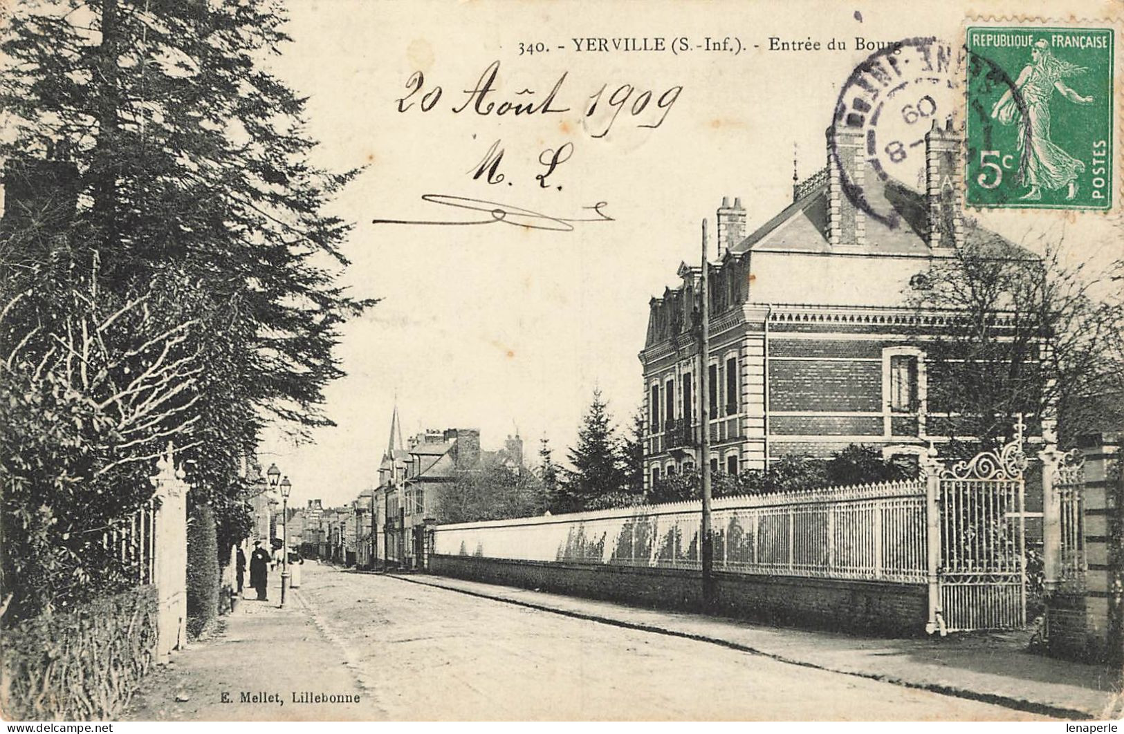 D2527 YERVILLE Entrée Du Bourg - Yerville