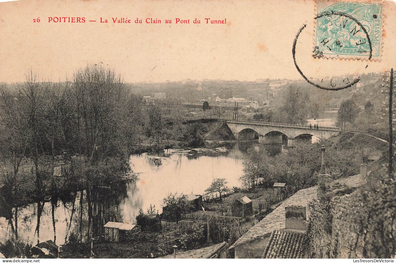 FRANCE - Poitiers - La Vallée Du Clain Au Pont Du Tunnel - Carte Postale Ancienne - Poitiers