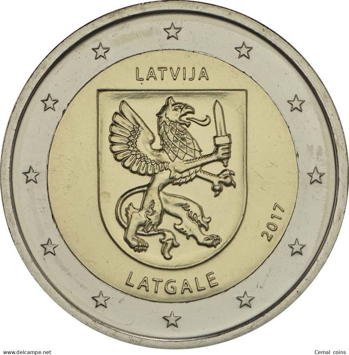 2 Euro 2017 Latvian Commemorative Coin - Latgale. - Letland