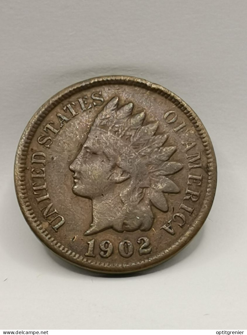 1 CENT INDIAN HEAD 1902 USA / TETE D'INDIEN - 1859-1909: Indian Head