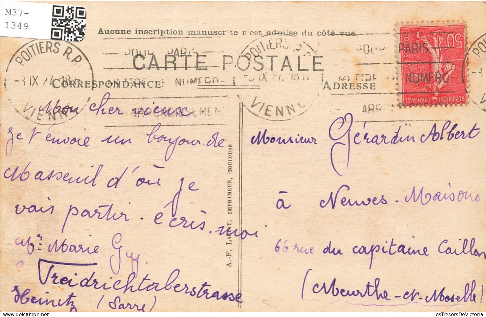 FRANCE - Masseuil - Panorama - Carte Postale Ancienne - Otros & Sin Clasificación