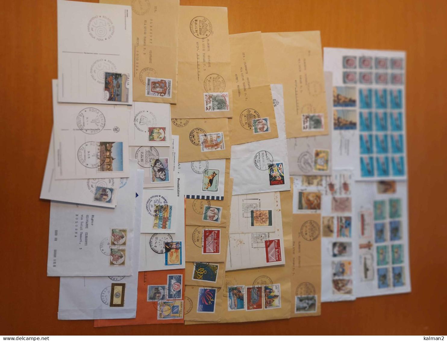 LOTTO DI STORIA POSTALE COMPRESE FDC E INTERI POSTALI - Sammlungen