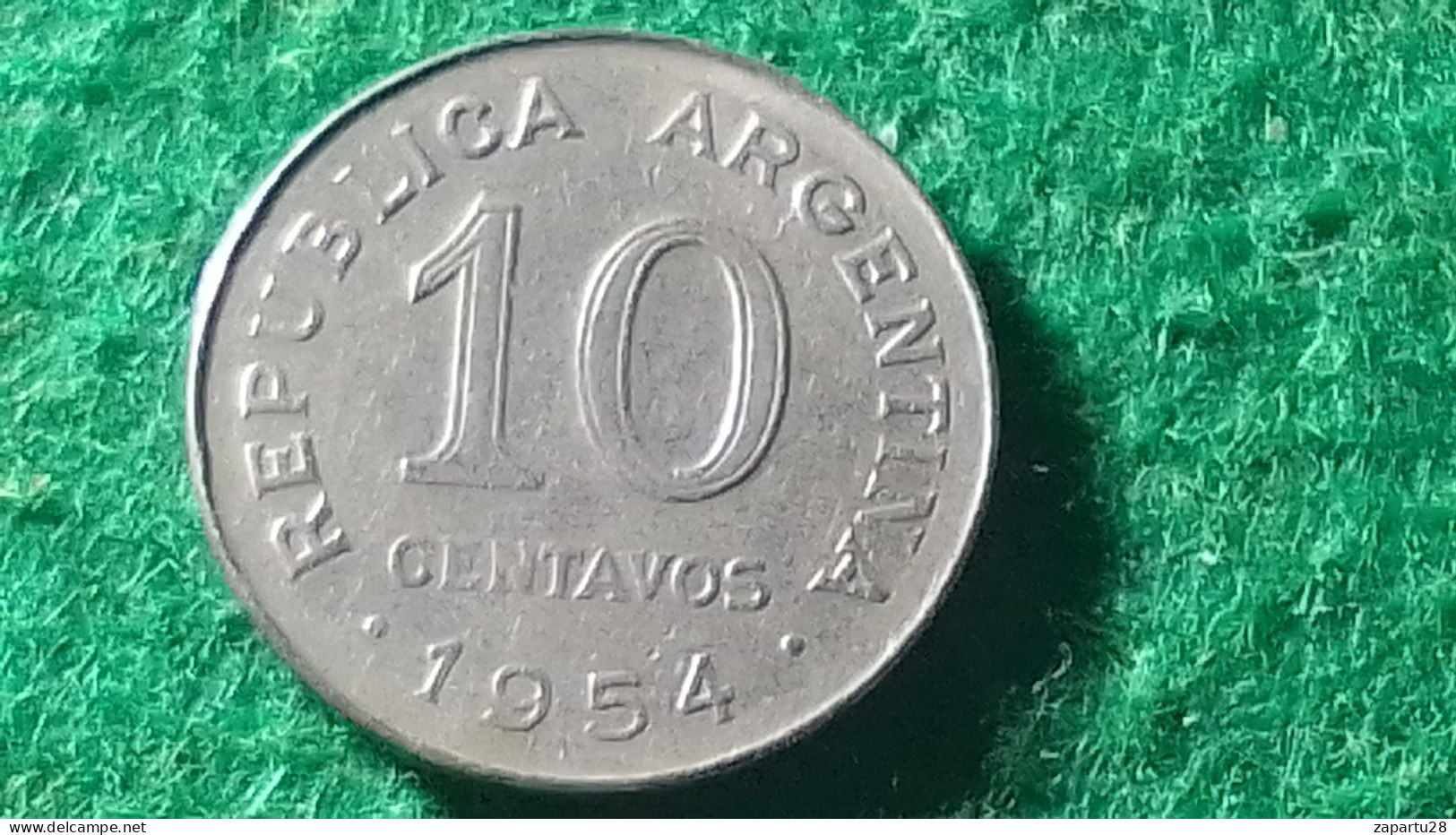 ARJANTİN - 1954-   10    CENTAVOS - Argentinië