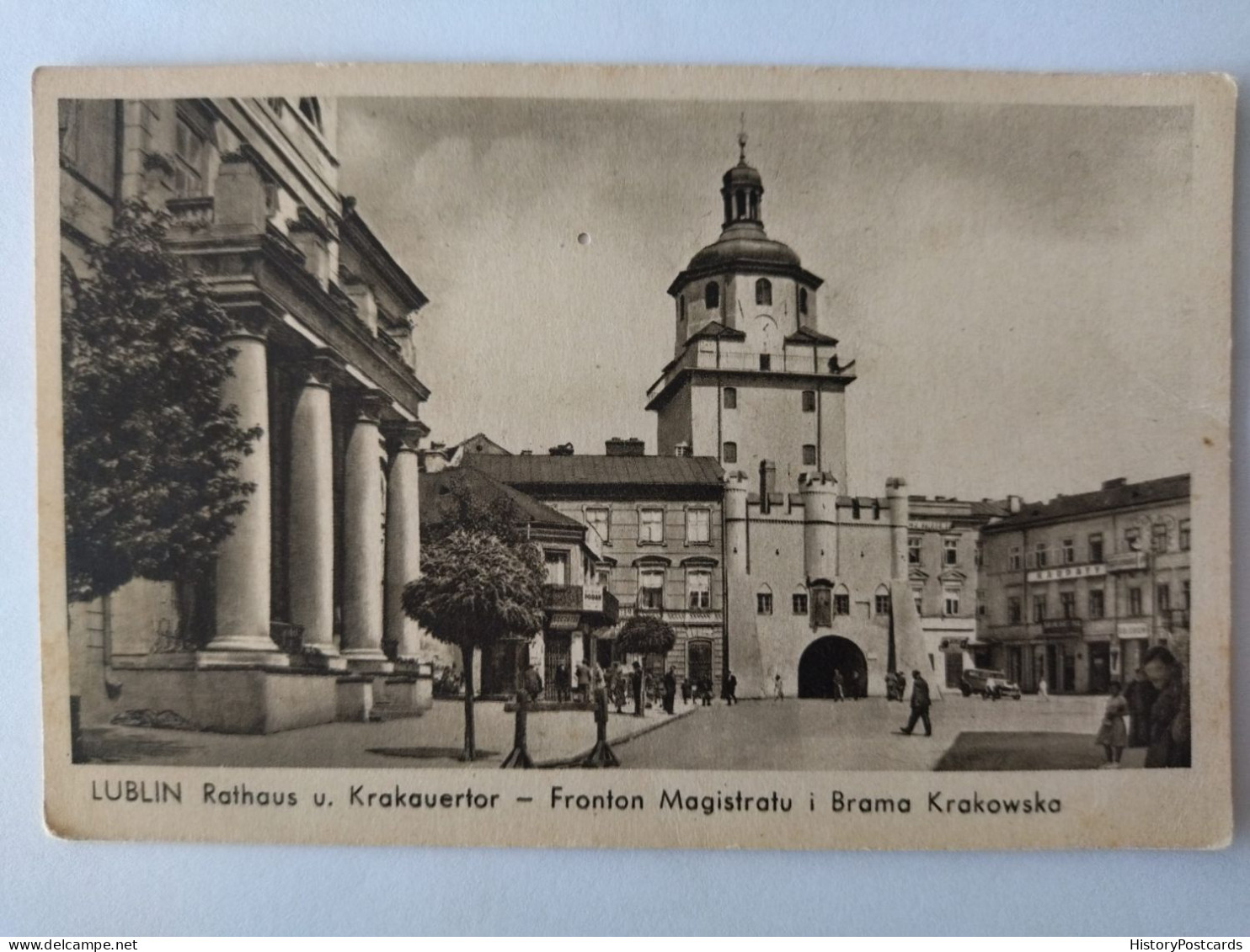 Lublin, Rathaus Und Krakauertor, 1940 - Polen