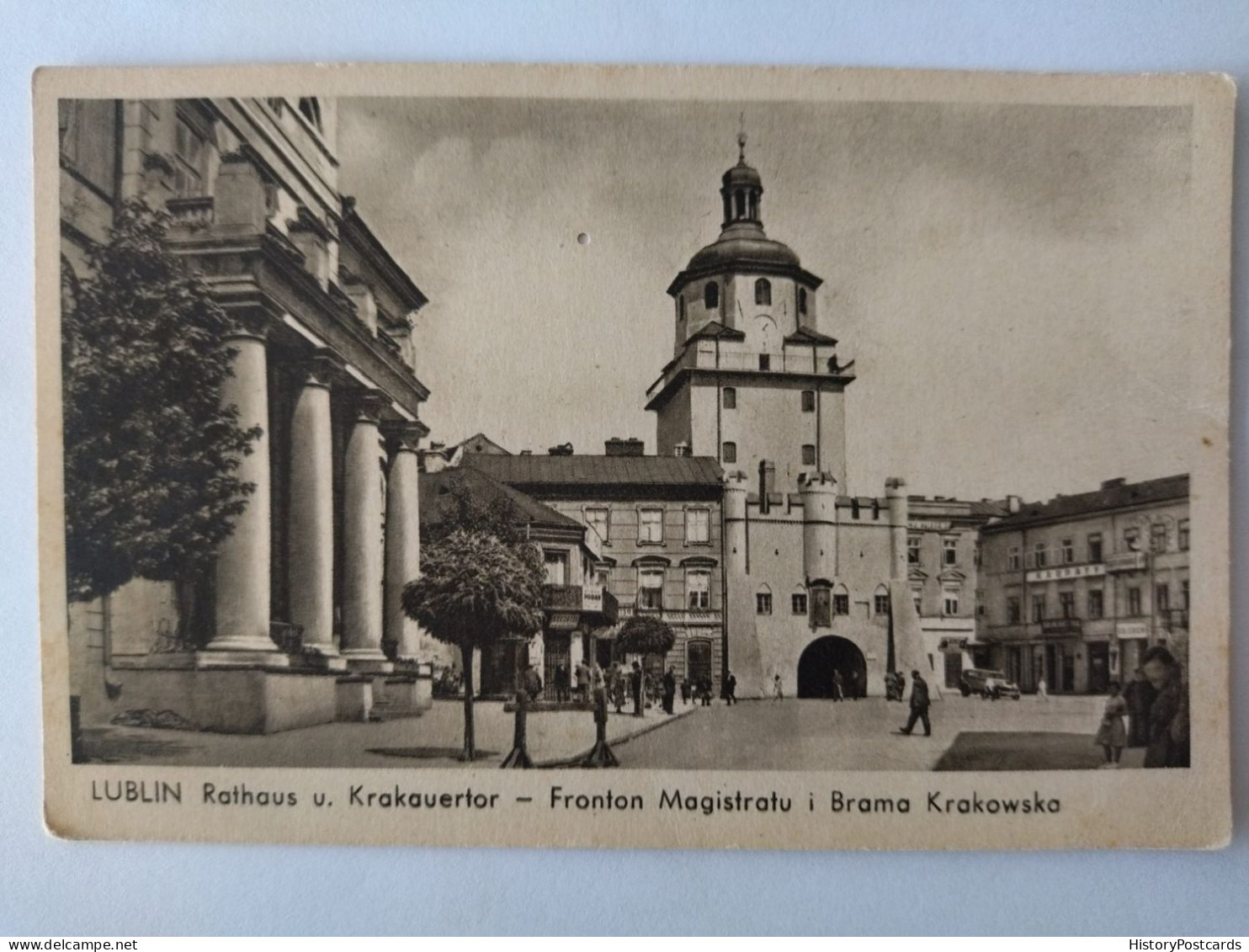 Lublin, Rathaus Und Krakauertor, 1940 - Poland