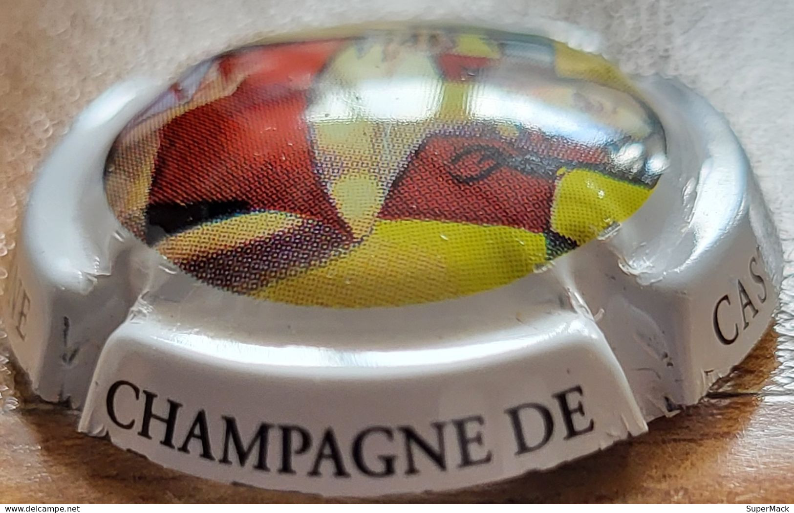 Capsule Champagne DE CASTELLANE Série 17 Ecriture Sur Contour, Blanc, N°088h ** RARE ** - De Castellane