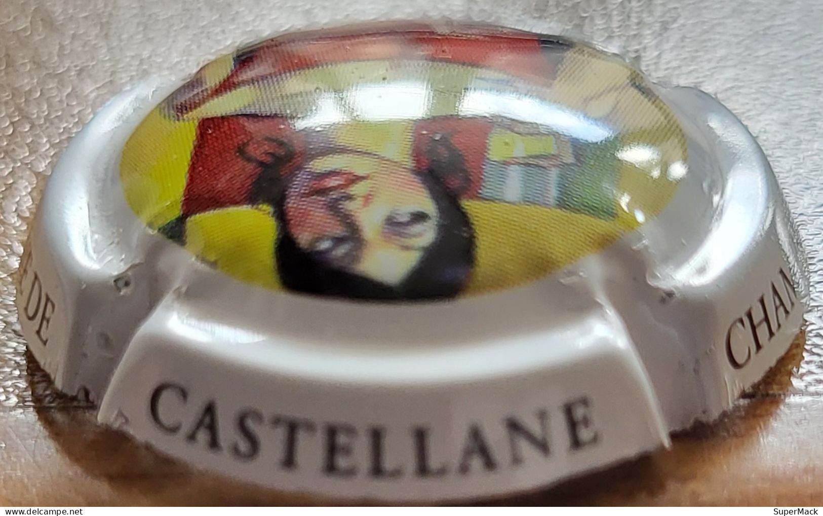 Capsule Champagne DE CASTELLANE Série 17 Ecriture Sur Contour, Blanc, N°088h ** RARE ** - De Castellane