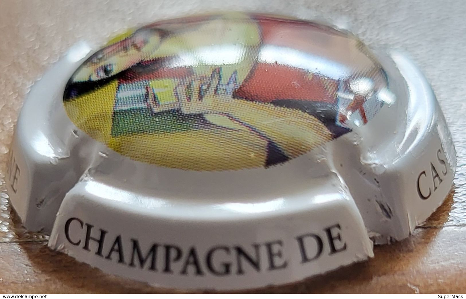 Capsule Champagne DE CASTELLANE Série 17 Ecriture Sur Contour, Blanc, N°088h ** RARE ** - De Castellane