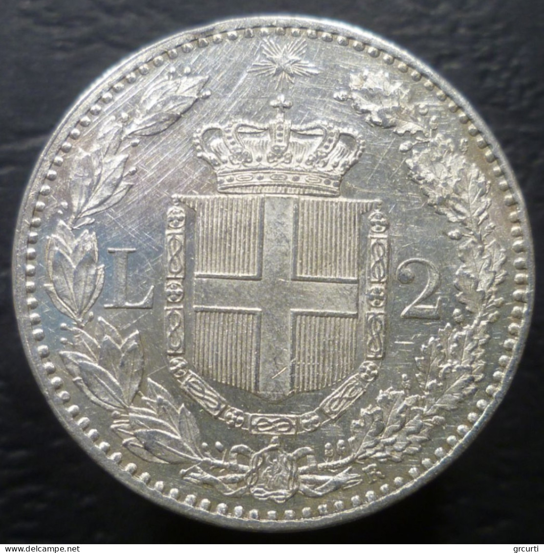 Regno D'Italia - 2 Lire 1884 - Gig. 28 - KM# 23 - 1878-1900 : Umberto I.