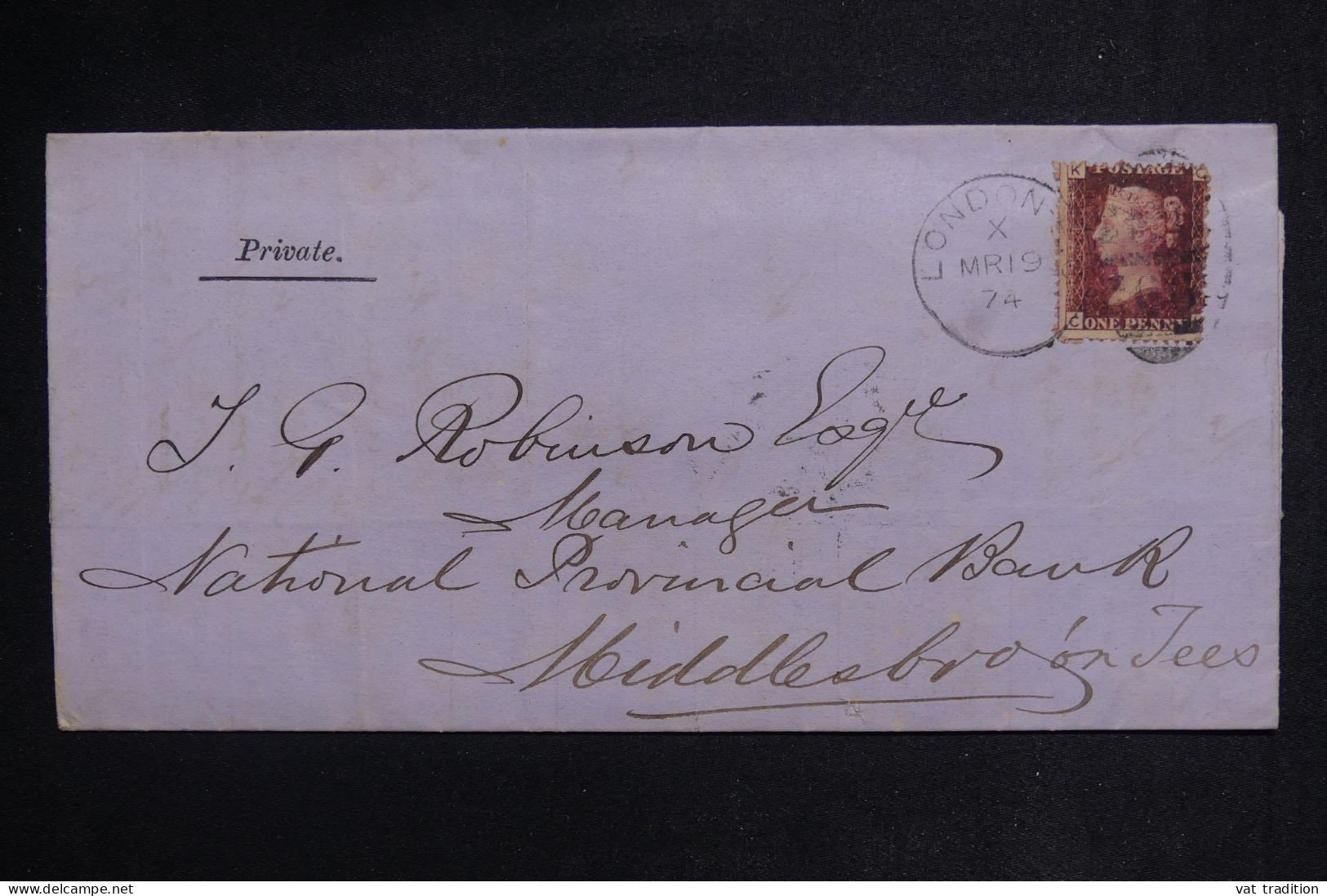 ROYAUME UNI - Lettre De Londres En 1874 - L 149999 - Storia Postale