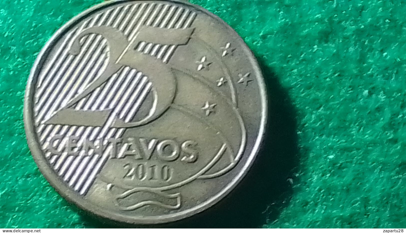 BREZİLYA - 2010    25    CENTAVOS - Brasilien