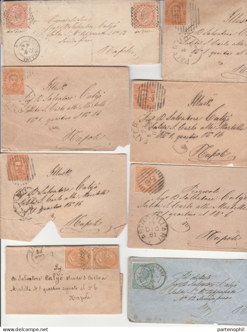 661 - Italia Regno 1862/85 - Insieme Di 37 Lettere Del Periodo Con Alcune Interessanti Presenze, Più 18 Frammenti Del 15 - Sammlungen