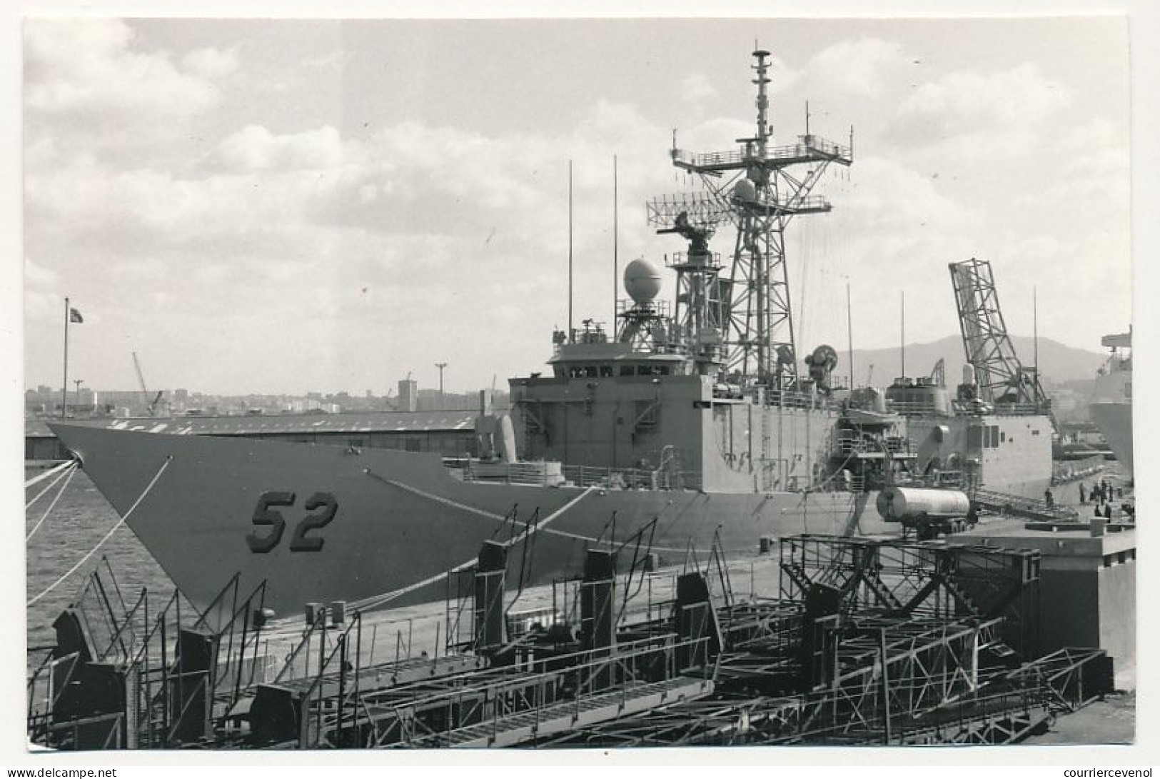 5 Photos Format Env. 9cm X 14cm - Frégate USS Carr (FFG-52) -1/3/1988 - Barche
