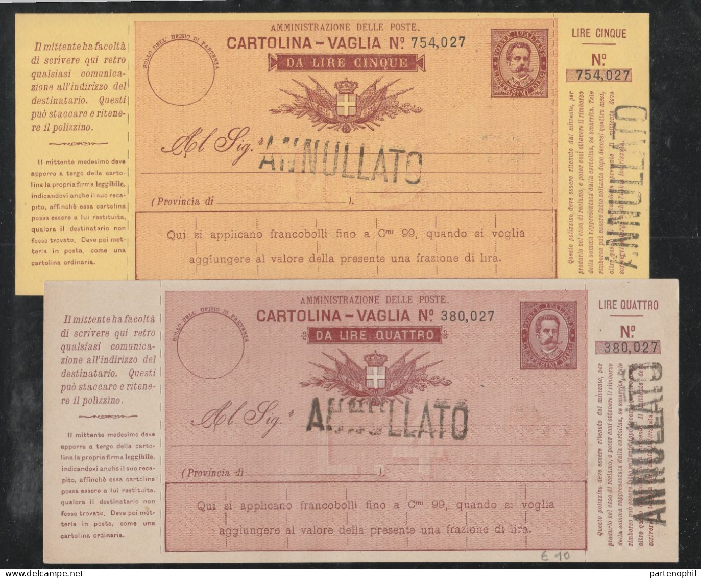 659 - Italia Regno - Interi Postali - 1886/1943 - Interessante Collezione Con Alcune Ripetizioni Formata Da 126 Pezzi Di - Lotti E Collezioni
