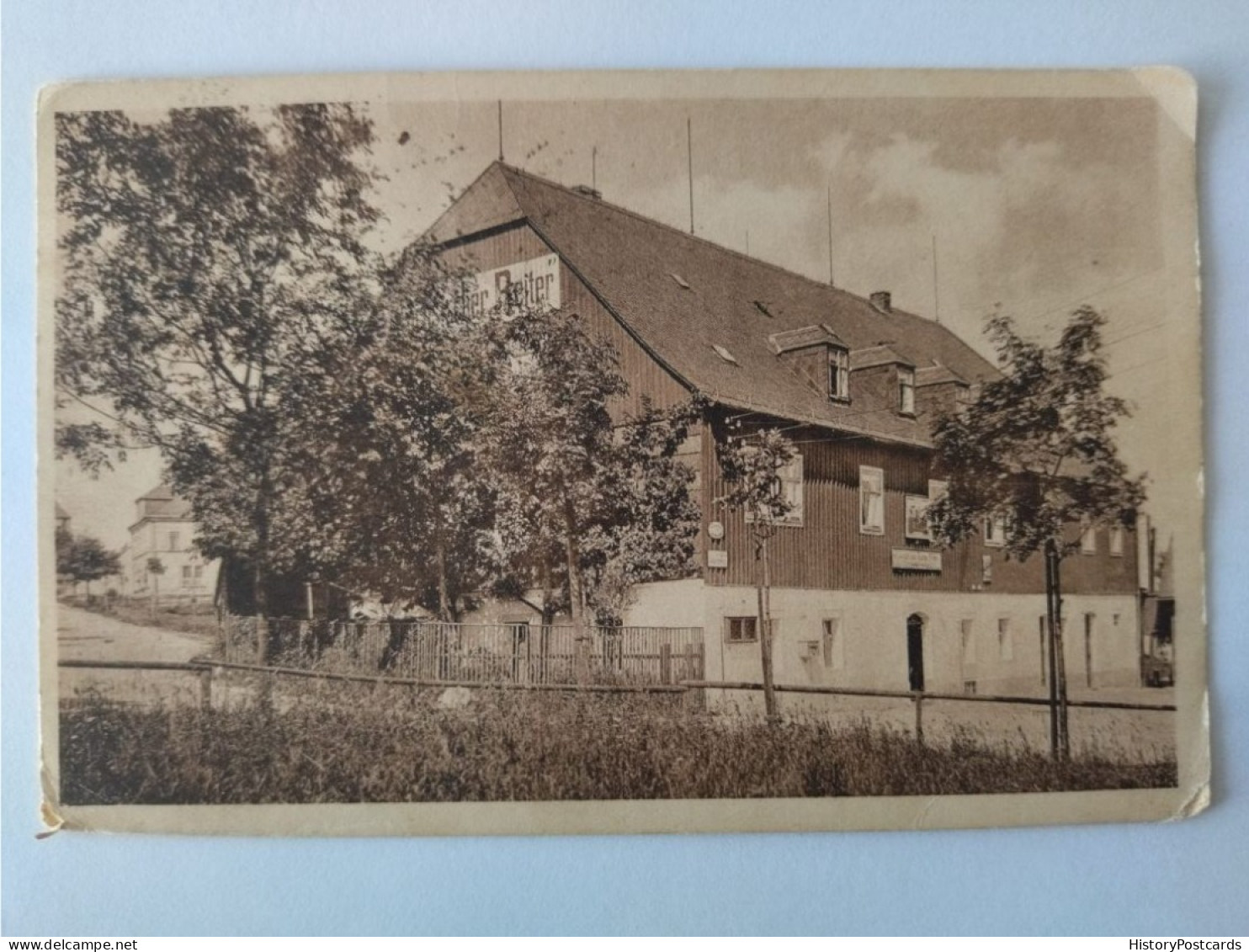 Zinnwald, Gasthof Zum Sächsischen Reiter, Postagentur, Altenberg, 1922 - Altenberg
