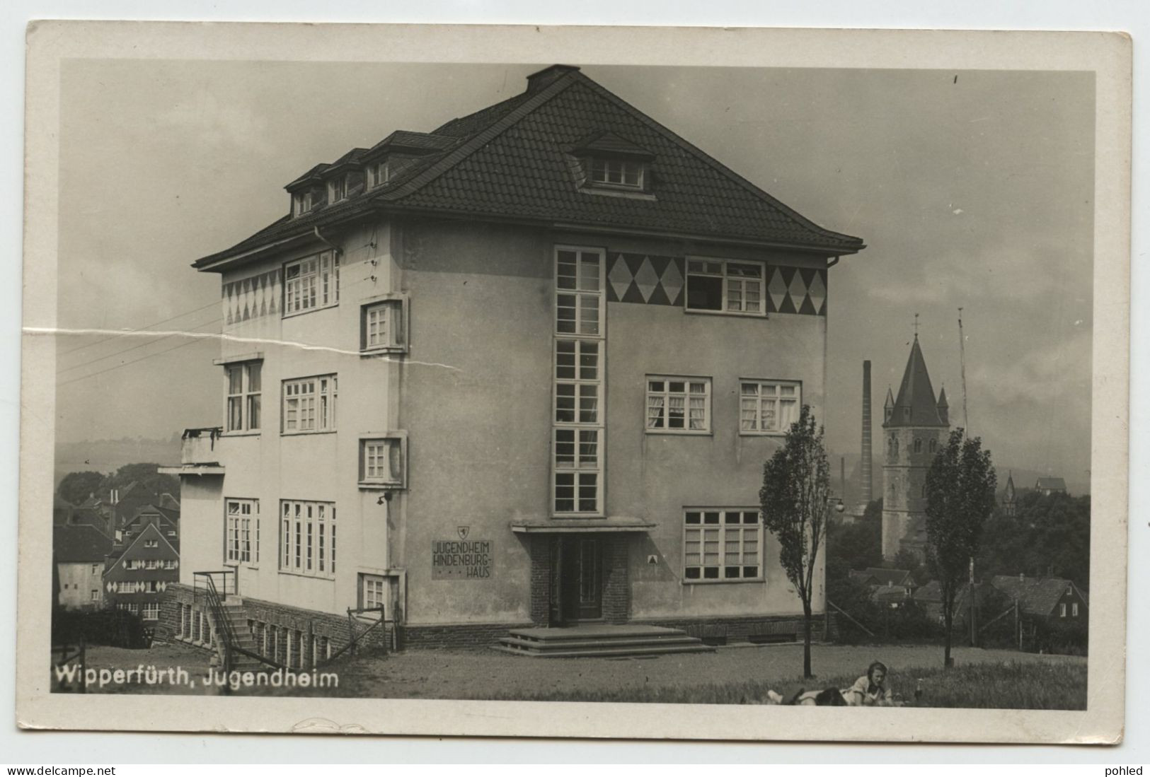 01095*GERMANY*DEUTSCHLAND*WIPPERFÜRTH*JUGENDHEIM HINDENBURG HAUS*ECHTE FOTO*1941 - Wipperfürth