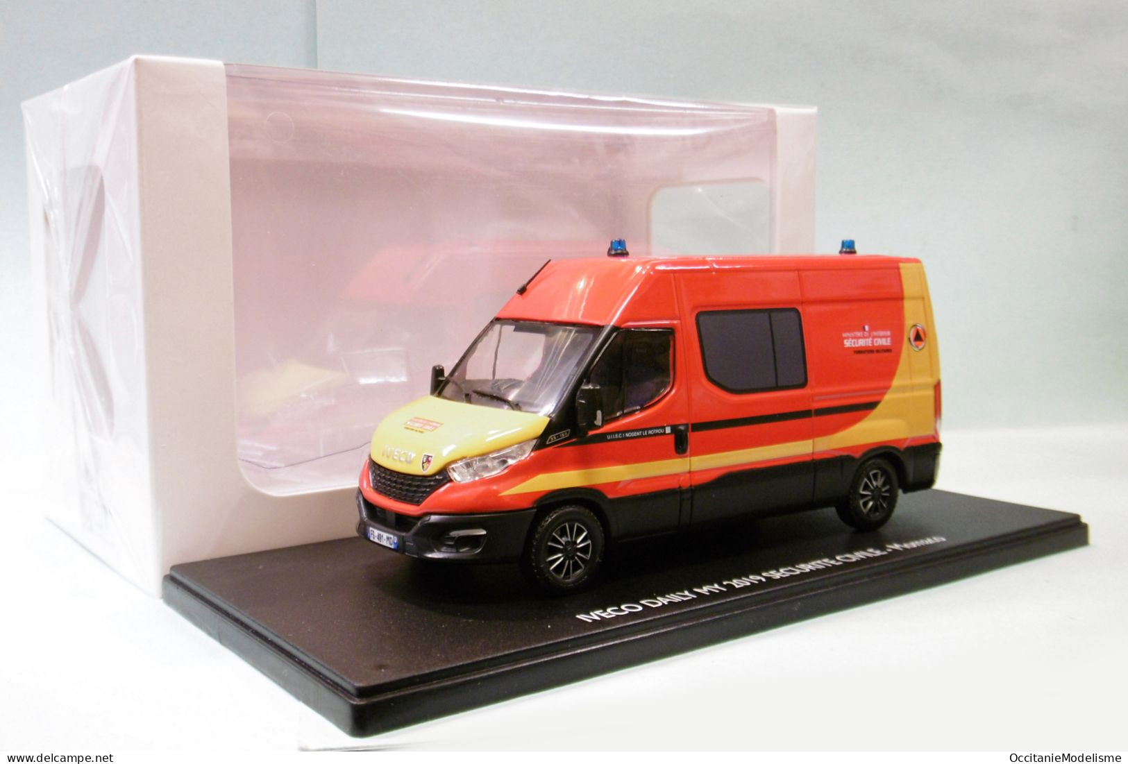 Eligor - IVECO DAILY MY 2019 Sécurité Civile Pompiers Réf. 117174 NBO Neuf 1/43 - Eligor