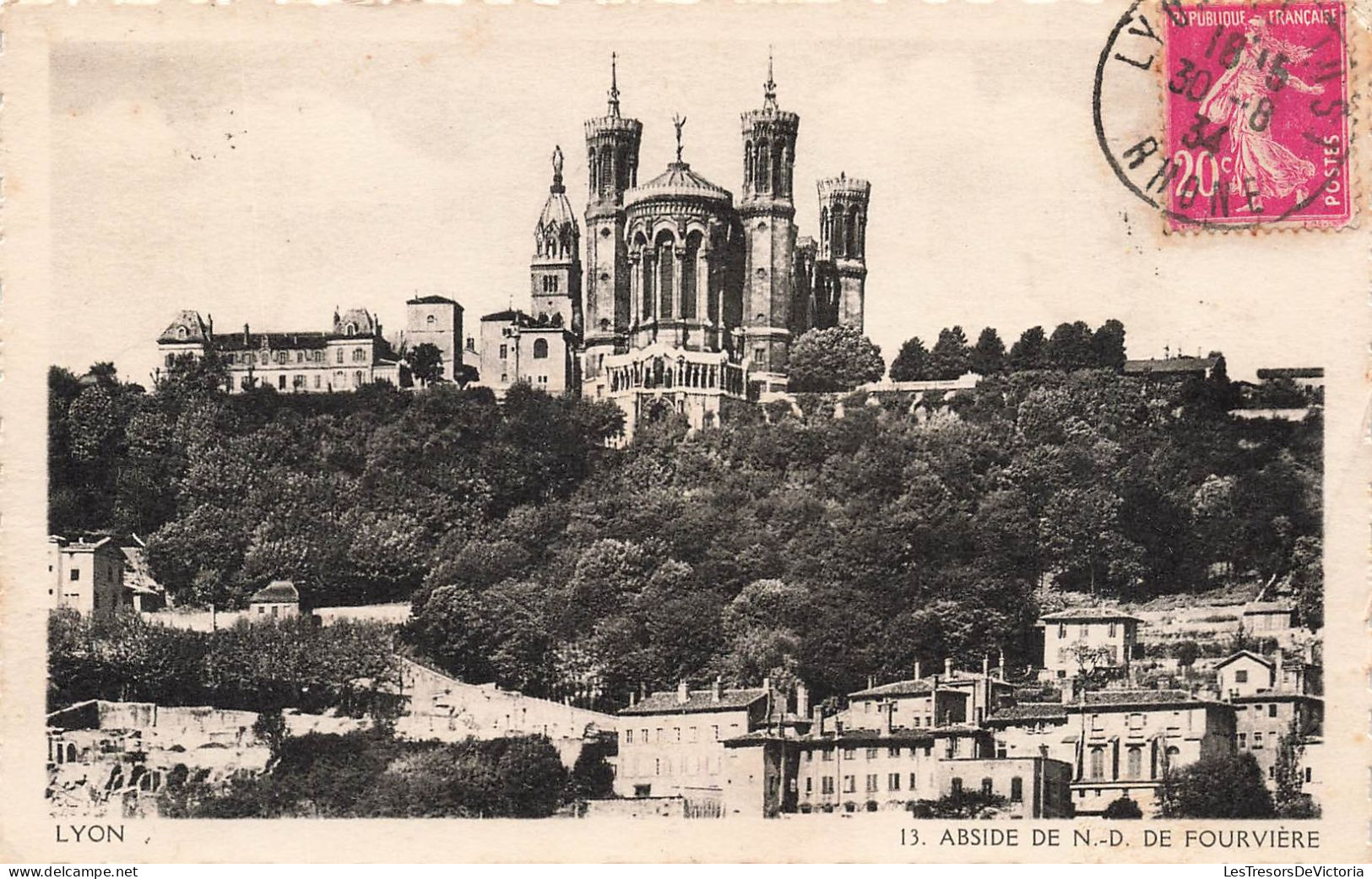 FRANCE - Lyon - Abside De ND De Fourvière - Carte Postale Ancienne - Sonstige & Ohne Zuordnung