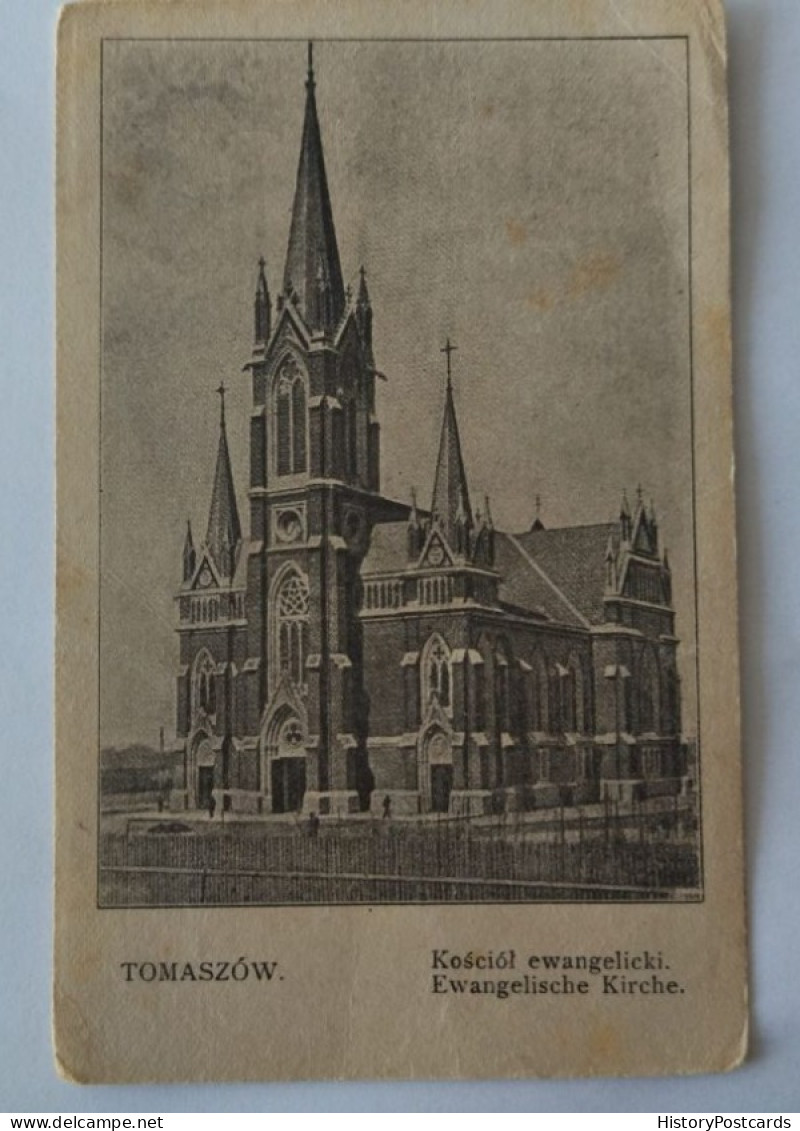 Tomaszow In Polen, Evangelische Kirche, WK 1, 1915 - Poland