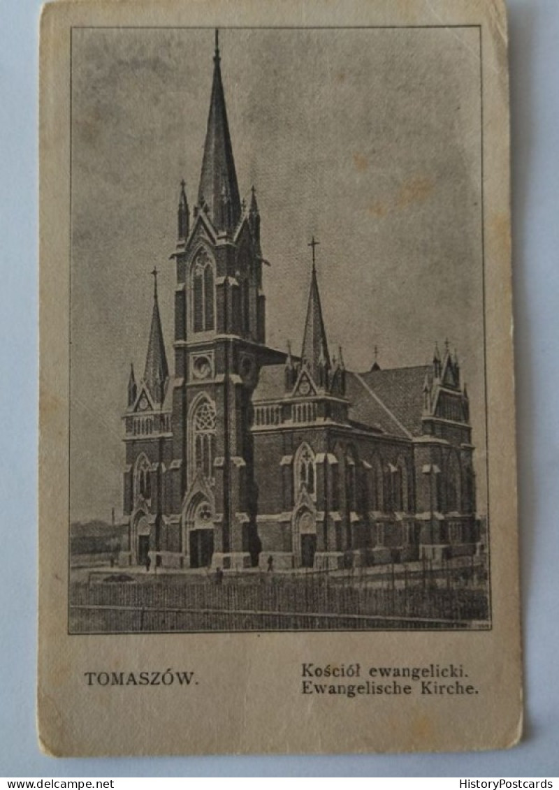 Tomaszow In Polen, Evangelische Kirche, WK 1, 1915 - Pologne