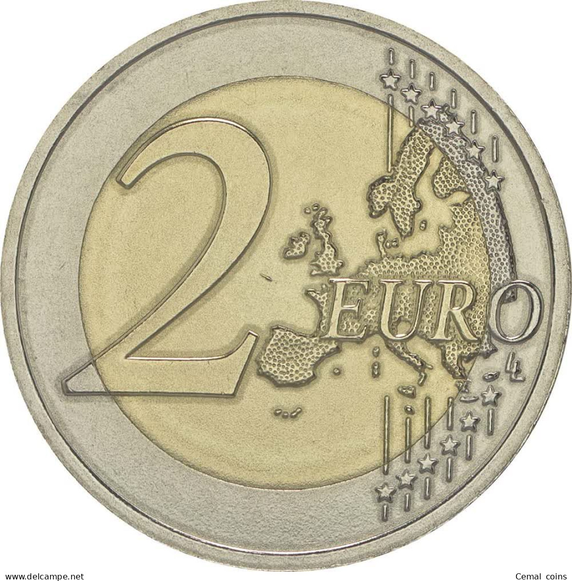 2 Euro 2015 Latvian Commemorative Coin - Stork. - Letland