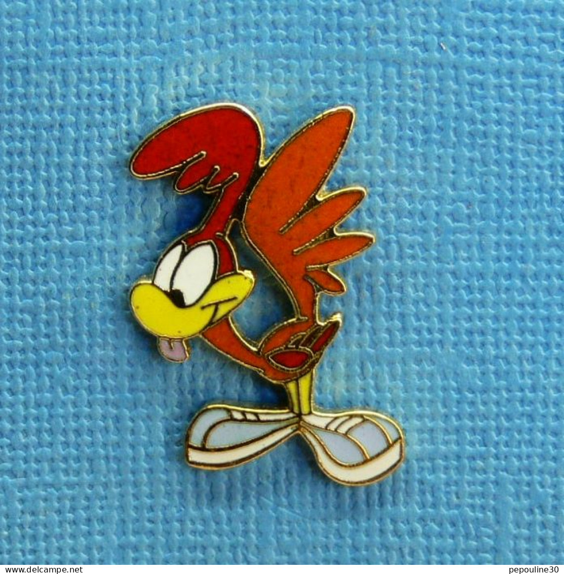 1 PIN'S /  ** LOONEY TUNES / LITTLE BEEPER ** . (Démons & Merveilles ™ & © 1991 Warner Bros INC).  - Films