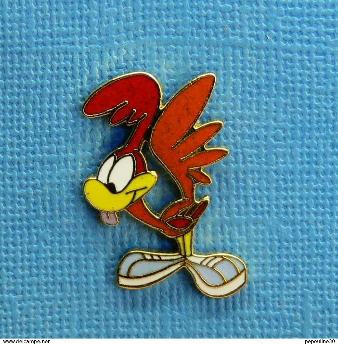 1 PIN'S /  ** LOONEY TUNES / LITTLE BEEPER ** . (Démons & Merveilles ™ & © 1991 Warner Bros INC).  - Cine